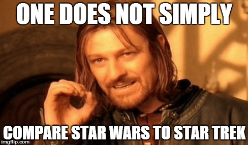 Star wars or star trek meme