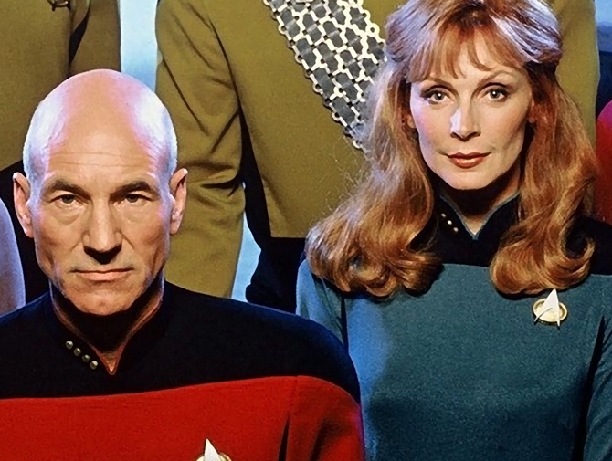 do picard and crusher ever get together