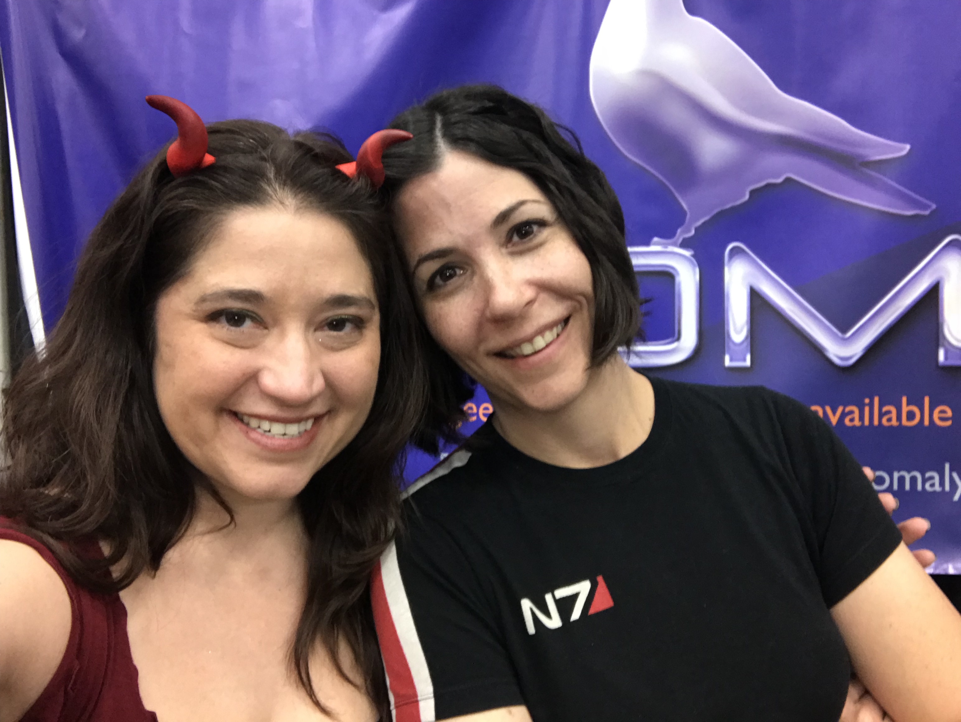 Angela and Jen at Austin Comic Con 2017